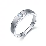 Бриллиантовое платиновое обручальное кольцо для влюбленных подходит для мужчин и женщин, золото 18 карат, сделано на заказ