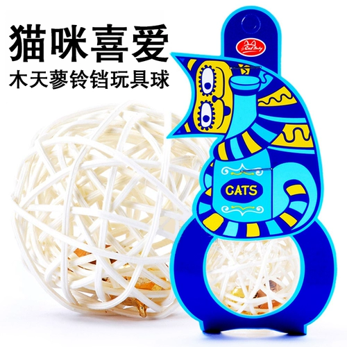 Футбольная интерактивная плетеная игрушка, кот