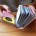 Wenwu đích thực Hàn Quốc Plepic retro khí chất thanh lịch 30 thẻ gói mẫu chéo nam và nữ chủ thẻ ngân hàng