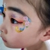 Trẻ em hiệu suất sân khấu bóng mắt góc mắt dán make-up keo dán decals cánh hoa dán mặt đồ trang sức góc Bóng mắt