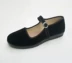 Đôi giày vải sao nữ nỉ vải màu đen giày thể hình thế hệ bồi bàn giày làm việc giày ánh sáng và thoải mái
