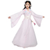 Sansheng Sanshi Shili Peach Blossom Lắc cùng một đoạn ánh sáng trắng Hanfu đêm của trẻ em Hua trang phục cô gái trang phục cổ tích - Trang phục trang phục trẻ em sequin Trang phục