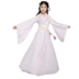 Sansheng Sanshi Shili Peach Blossom Lắc cùng một đoạn ánh sáng trắng Hanfu đêm của trẻ em Hua trang phục cô gái trang phục cổ tích - Trang phục Trang phục