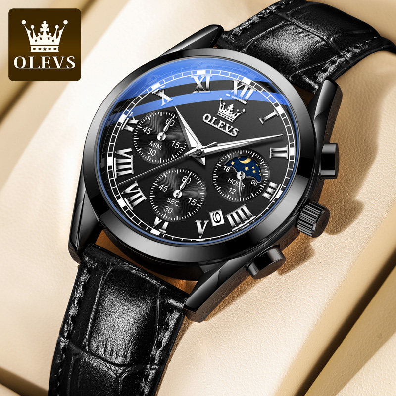 Oulishi Men's Watch Brand Fully Automatic Mechanical Belt Name Middle School Quartz_voghion.com