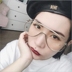 Ulzzang phiên bản tiếng Hàn của thủy triều retro không kính gió bất thường khung nữ hip hop phẳng ánh sáng đẹp tạo tác kính mắt eye plus Kính