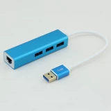 USB Wired Card Card Converter Внешний USB Turning RJ45 Ethernet Interface Transposition Head+3.0 Septor Hub