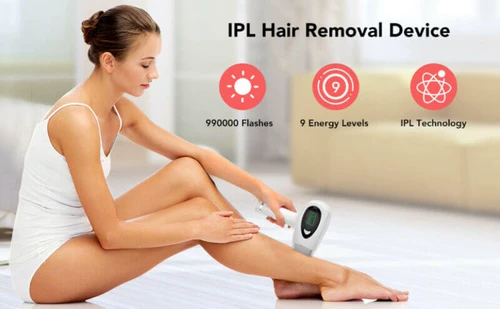 990000 мигает ЖК -дисплей для удаления волос с лазерным эпилятором IPL