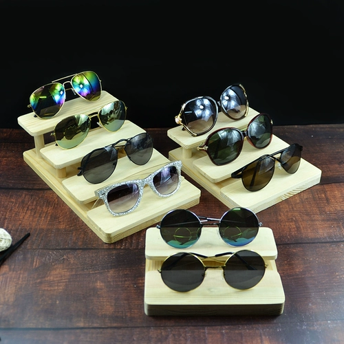 Очки, деревянный стенд