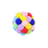 Кошки игрушки тихий эластичный мягкий плюшевый котенок Самосексуал-мышь мяч для волос кошка кошачья шарной прядь дразнящий кошачий шарик