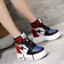 2018 mùa thu mới giày cao gót đế dày nữ cao cấp Hàn Quốc cao cổ thường muffin dưới cùng giày cao gót hoang dã cao gót đơn - Giày cao gót giày sneaker nữ trắng Giày cao gót