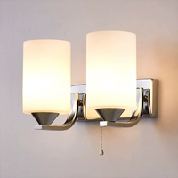 Серебряный двухлокодный светодиод желтого света+выключатель проводки