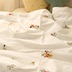 Kê 馍 馍 bông mảnh duy nhất quilt cover hood sữa trắng mục vụ nhỏ hoa đơn giản bộ đồ giường cotton tùy chỉnh mùa hè Quilt Covers