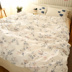 Kê 馍 馍 trắng dưới màu xanh hoa vườn tươi bông giường mùa hè duy nhất mảnh quilt cover Quilt Covers