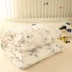 Kê 馍 馍 trắng dưới màu xanh hoa vườn tươi bông giường mùa hè duy nhất mảnh quilt cover