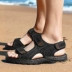 Paul Camel dép da mùa hè nam giản dị giày thể thao đi biển thủy triều Việt Nam lái xe da trung và già - Sandal Sandal