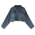 Mùa thu phong cách mới Hồng Kông hương vị retro denim jacket nữ ngắn đoạn lỏng bf lười gió áo khoác ulzzang áo thủy triều áo khoác nữ cao cấp Áo khoác ngắn