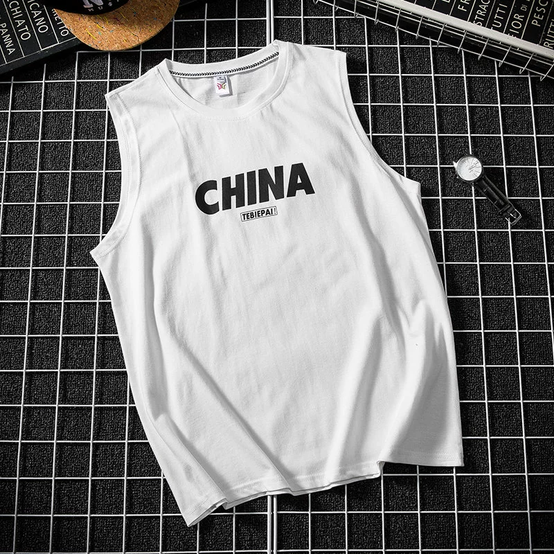 Áo thun ngắn XS size LES Đẹp trai T Fashion Boy Thanh niên Phong cách Hồng Kông Áo sinh viên không tay Vest cỡ nhỏ nam - Lót