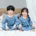 Bộ đồ lót bé trai Cotton 8 Áo len trẻ em Quần áo mùa thu Quần quần mùa thu Quần cotton cho bé trai 9 bé trai mùa đông - Quần áo lót