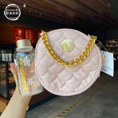 Cтеклянный стакан 星巴克2021网红樱花款小号玻璃杯配粉色圆饼包水杯杯子正品包邮