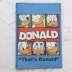 Hoạt hình Mỹ Mickey Mouse Donald Duck phim hoạt hình hộ chiếu da PU in hộ chiếu ID lưu trữ thư mục túi hộ chiếu - Túi thông tin xác thực Túi thông tin xác thực
