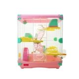 Alex Hamster Cage Double -Sroom Basic Cage Set Double -Layer Prevention Prison Super и Cheap Cleaning