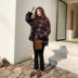 Retro kẻ sọc lỏng mỏng nửa cao cổ áo len trùm đầu áo len nữ mùa đông sinh viên Hàn Quốc kích thước lớn áo len Áo len
