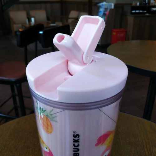 Starbucks, летний розовый динамичный блестящий пластиковый стакан, 2018