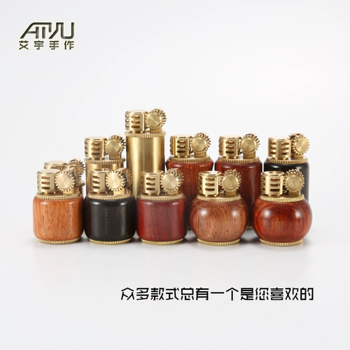 Медная маленькая старомодная ретро зажигалка на керосине, делается под заказ, подарок на день рождения