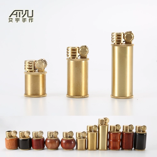 Медная маленькая старомодная ретро зажигалка на керосине, делается под заказ, подарок на день рождения