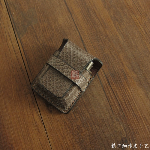 Кожаная зажигалка ручной работы, индивидуальный ретро чехол, делается под заказ