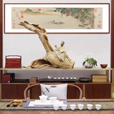 Китайская живопись Chibi Map Новая китайская пейзажная картина гостиная декоративная картина диван фоновая стена висеть по картине чайная ландшафтная роспись