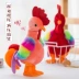 đồ chơi plush nhạc điện trẻ em bén gào thét gà trống gà gà nhảy múa búp bê búp bê búp bê để xoa dịu Đồ chơi búp bê