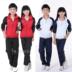 Mùa xuân và mùa thu quần áo trẻ em thể thao phù hợp với cơ sở học sinh trung học lớp dịch vụ đồng phục học sinh học sinh tiểu học hiệu suất tùy chỉnh quần áo đồ bộ bé trai Đồng phục trường học / tùy chỉnh thực hiện