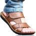 2018 mùa hè mới của nam giới dép không trượt giày bãi biển bình thường của nam giới thoáng khí hở ngón dép và dép nam xu hướng sử dụng kép Sandal