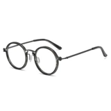 Подметать штормовые солнце Гонглеи те же самые миопические очки мужчины и женщины 100 градусов ретро -литературного искусства 200 анти -блудные светильники