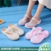 Giày Croc Nữ Chống Trơn Trượt Đế Dày Bao Đầu Dép Đi Biển Đi Biển Dép In Hình Y Tá Jelly Giày dép bệnh viện phòng khám 