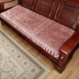 Sofa da cao cấp đệm sofa đệm dày sang trọng chống trượt gỗ rắn ghế dài đệm ba ghế đệm mùa đông thảm len trải ghế gỗ Ghế đệm / đệm Sofa