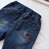 Quần jean dày, quần legging denim cho trẻ em mùa đông mới, quần dài, quần âu, quần lót cotton shop quần áo trẻ em Quần jean