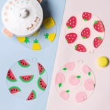 Ароматный милый ins Girl Heart, теплоизоляционный коврик против ожогов, настольный коврик, бытовой коврик для горшка, миска, тарелка, креативный коврик для подставки