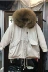 Chống mùa 2018 mới lỏng xuống áo khoác nữ phần ngắn Hàn Quốc phiên bản của sinh viên hoang dã lớn cổ áo lông thú dày eo giải phóng mặt bằng Xuống áo khoác
