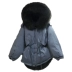 Chống mùa xuống áo khoác eo dày nữ ngắn Hàn Quốc phiên bản của Dongdaemun siêu lớn len cổ áo dụng cụ áo khoác mùa đông giải phóng mặt bằng Xuống áo khoác