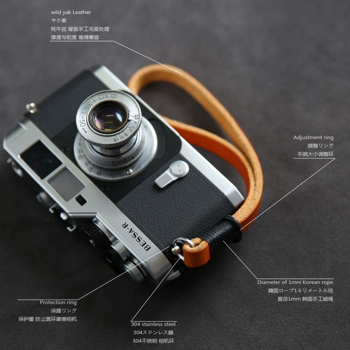 Sony, кожаная камера ручной работы, браслет, ремешок, 10, 10мм, из натуральной кожи