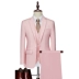 Bộ đồ công sở giản dị dành cho nam Bộ đồ ba mảnh chuyên nghiệp mặc trang trọng không cần ủi Phiên bản Hàn Quốc mỏng phù hợp với áo khoác nam cỡ lớn hợp thời trang áo thun nam Suit phù hợp