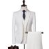 Bộ đồ công sở giản dị dành cho nam Bộ đồ ba mảnh chuyên nghiệp mặc trang trọng không cần ủi Phiên bản Hàn Quốc mỏng phù hợp với áo khoác nam cỡ lớn hợp thời trang Suit phù hợp
