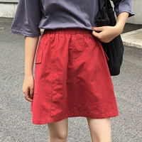 Японская мини-юбка, универсальное защитное белье, юбка, большой размер, оверсайз, А-силуэт