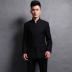Nam thanh niên phù hợp với áo dài nam Hàn Quốc phiên bản của tự trồng Trung Quốc đứng cổ áo phù hợp với Trung Quốc chú rể wedding dress Tang phù hợp với Suit phù hợp
