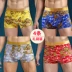 quần lót nam cotton cao cấp Quần lót nam mùa hè cá tính phong cách Trung Hoa in hình rồng vàng quần boxer thoáng khí hợp thời trang quần lót boxer sịp nam Nam giới