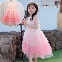 Cô gái váy váy công chúa phương Tây váy sinh nhật váy dài váy hoa váy cô gái váy fluffy váy - Váy bexinhshop shop