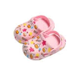 Летние детские мюли, нескользящие тапочки в стиле Crocs, закрытый носок, 1-3 лет, мягкая подошва