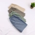 Cotton nhà quần short màu rắn vài người đàn ông và phụ nữ đồ ngủ mùa hè Nhật Bản phần mỏng mặc nhà cỡ lớn thoải mái lỏng lẻo